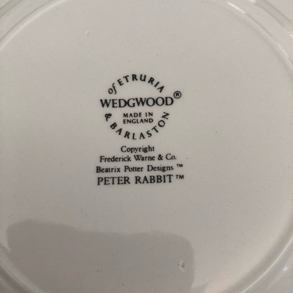 Prince William~Wedgwood Beatrix Potter Peter Rabbit~BIRTHDAY Plate 1982 - Picture 7 of 7